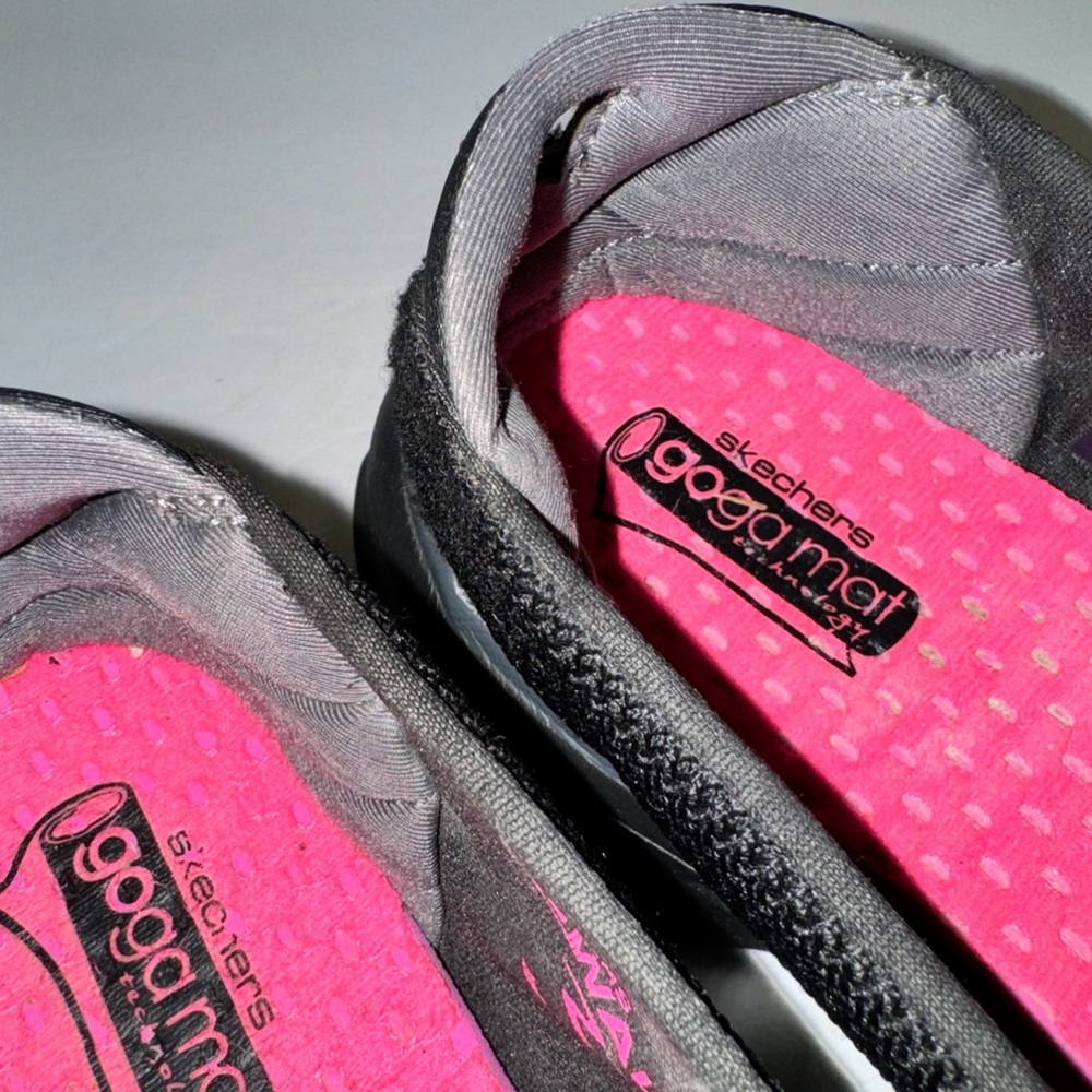 Skechers “Go Walk 3” Black Mesh Slip-On Comfort Athleisure Sneakers, Sz 8.5 - Picture 8 of 12